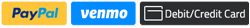 PayPal, Venmo, Debit or Credit Card accepted